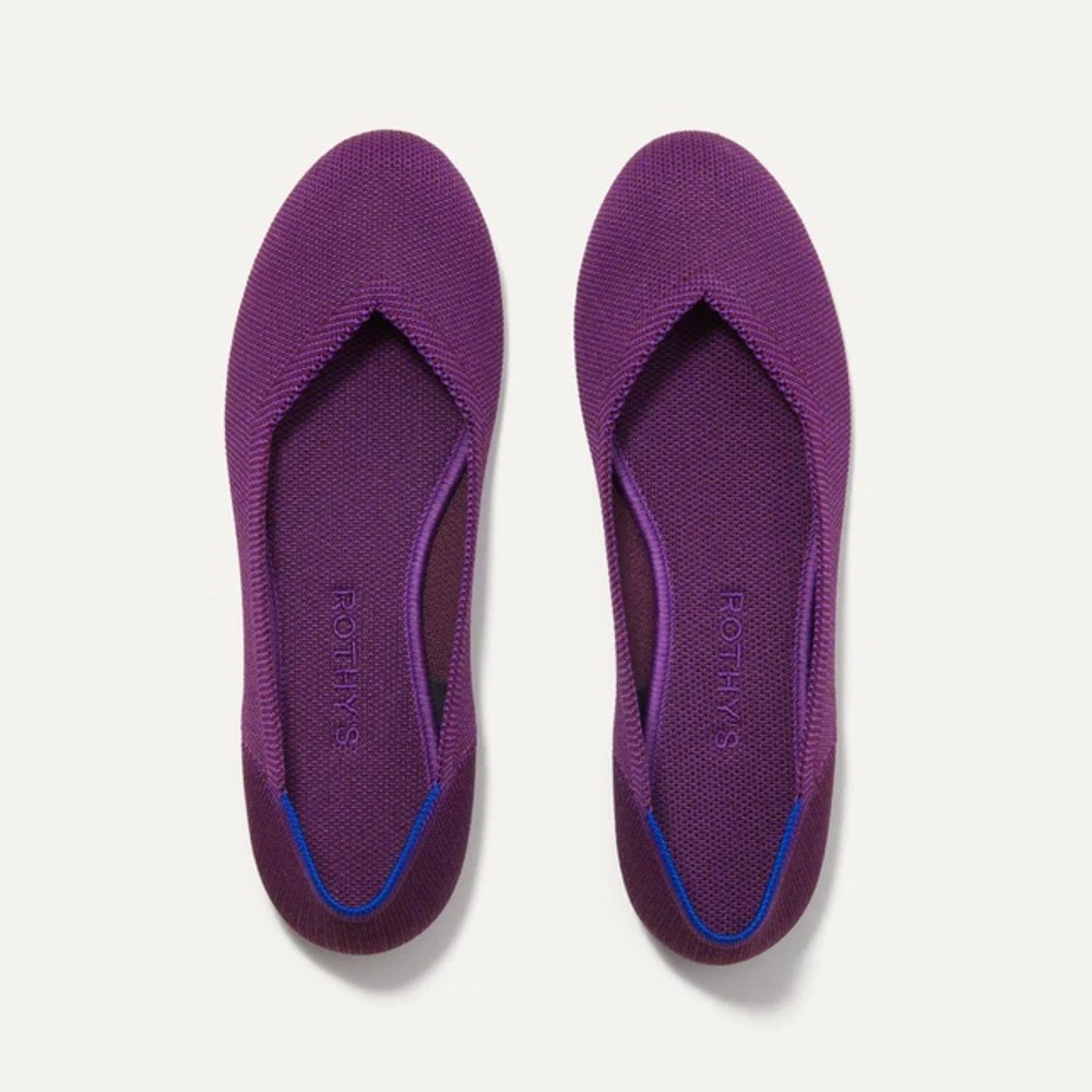 Rothy’s Iris Flats in Purple
